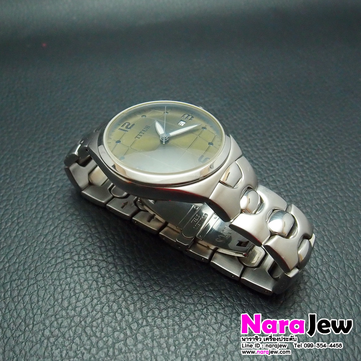 นาฬิกา TITUS หน้าปัดสีเขียว ของหลุดจำนำ