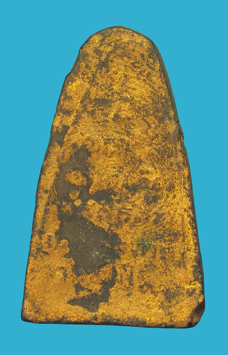 *33286 พระหลวงปู่ทวด หลังตัวหนังสือลงบรอนซ์ทอง พิมพ์สองขอบ เนื้อผงผสมว่าน 11