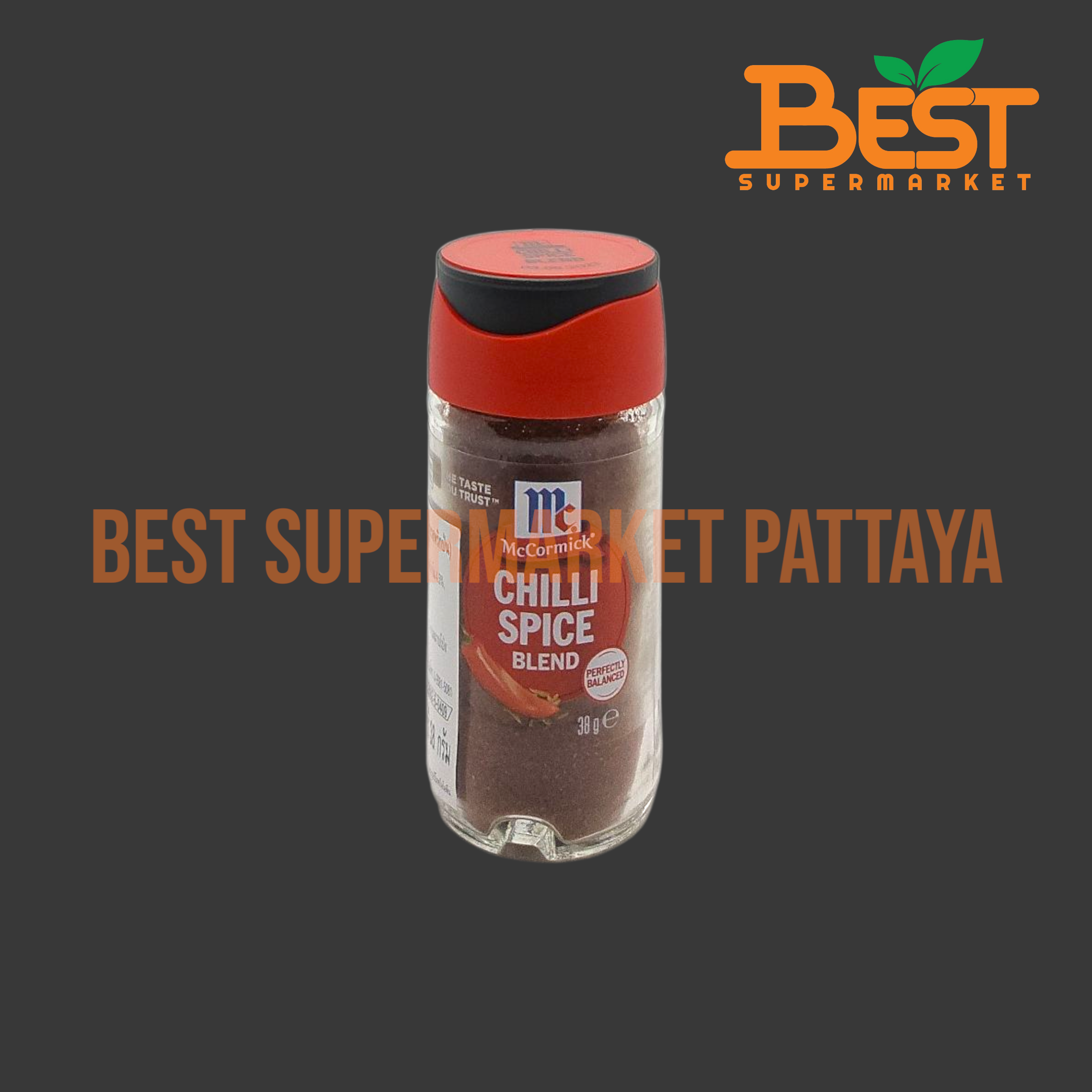 แม็คคอร์มิค เครื่องปรุงรสพริกป่น 38 กรัม. McCormick Chill Spice Blend 38 g.