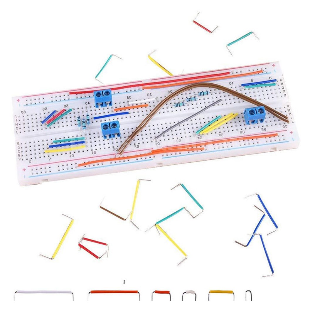 ชุด สายเชื่อมต่อวงจร สายจัมเปอร์ 140ชิ้น/560ชิ้น/840ชิ้น U Shape Shield Breadboard Jumper Wires Grade A สายต่อวงจร wiring cable