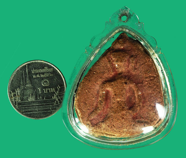 *35085 พระแผงสิบชาติตัดเดี่ยว กรุวัดกระชาย อยุธยา ใช้แทนขุนแผนกรุบ้านกร่างได้ เนื้อดิน 9.1