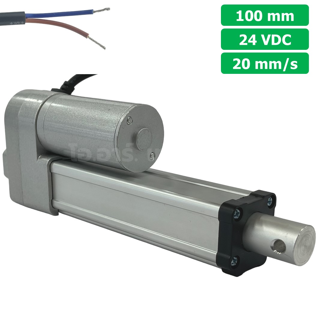 CLB 24VDC มอเตอร์ก้านชัก มอเตอร์แกนชัก ระยะชัก 50-500mm 20mm/s 700N Electric Linear Actuator Low Noise เสียงรบกวนน้อย พัตเตอร์ไฟฟ้า Putter DC 24V
