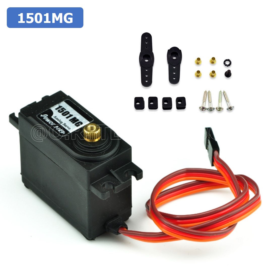 (1ชิ้น) JD032 เซอร์โว มอเตอร์ Power HD 1501MG All Metal Gear High Torque Servo 17KG