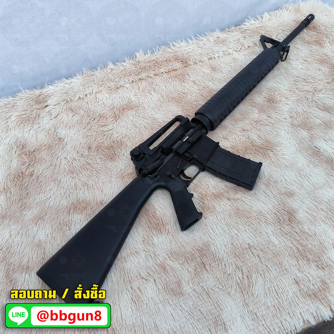 บีบีกันอัดแก็ส M16 A2 ระบบแก๊ส GBBR บอดี้โลหะ Golden Eagle MC 6610 M BB GUN