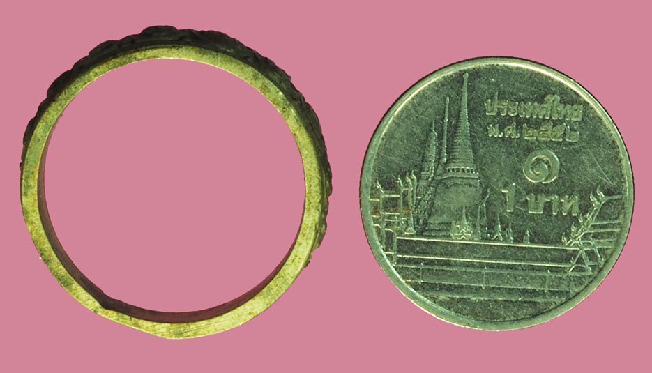 ขายแล้ว*37813 แหวนมงคลเก้า หลวงพ่อใหญ่ วัดตาล ปี2516 เนื้ออัลปาก้า หลวงพ่อทบ จ.เพชรบูรณ์ ร่วมปลุกเสก 56