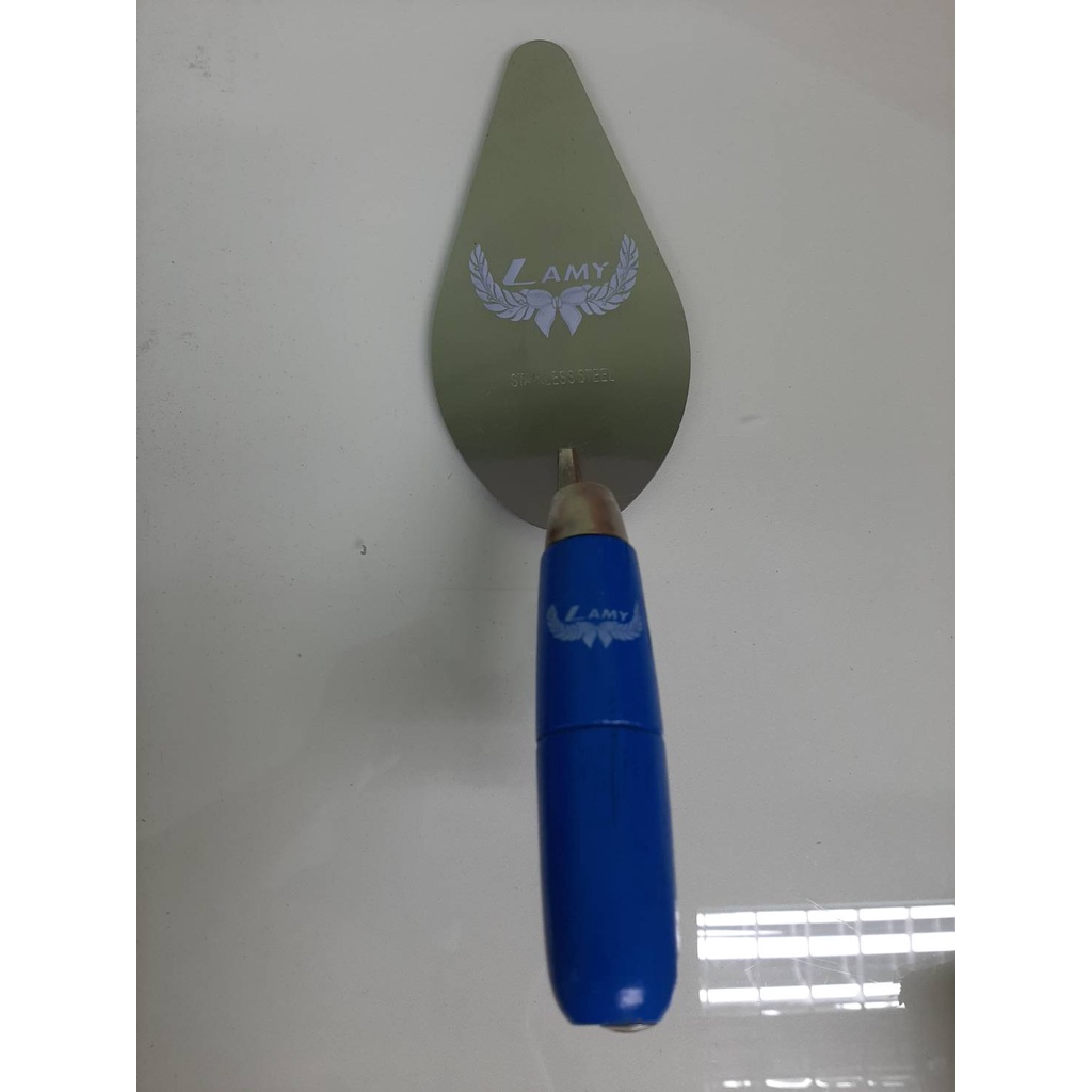 เกรียงเเหลมก่ออิฐสแตนเลส LAMY (กล่อง 12 อัน) (ราคารวมแวท) เกรียง เกรียงก่อ เกรียงก่อปูน เกรียงใบโพธิ์ เกรียงก่ออิฐ เกรียงแหลม