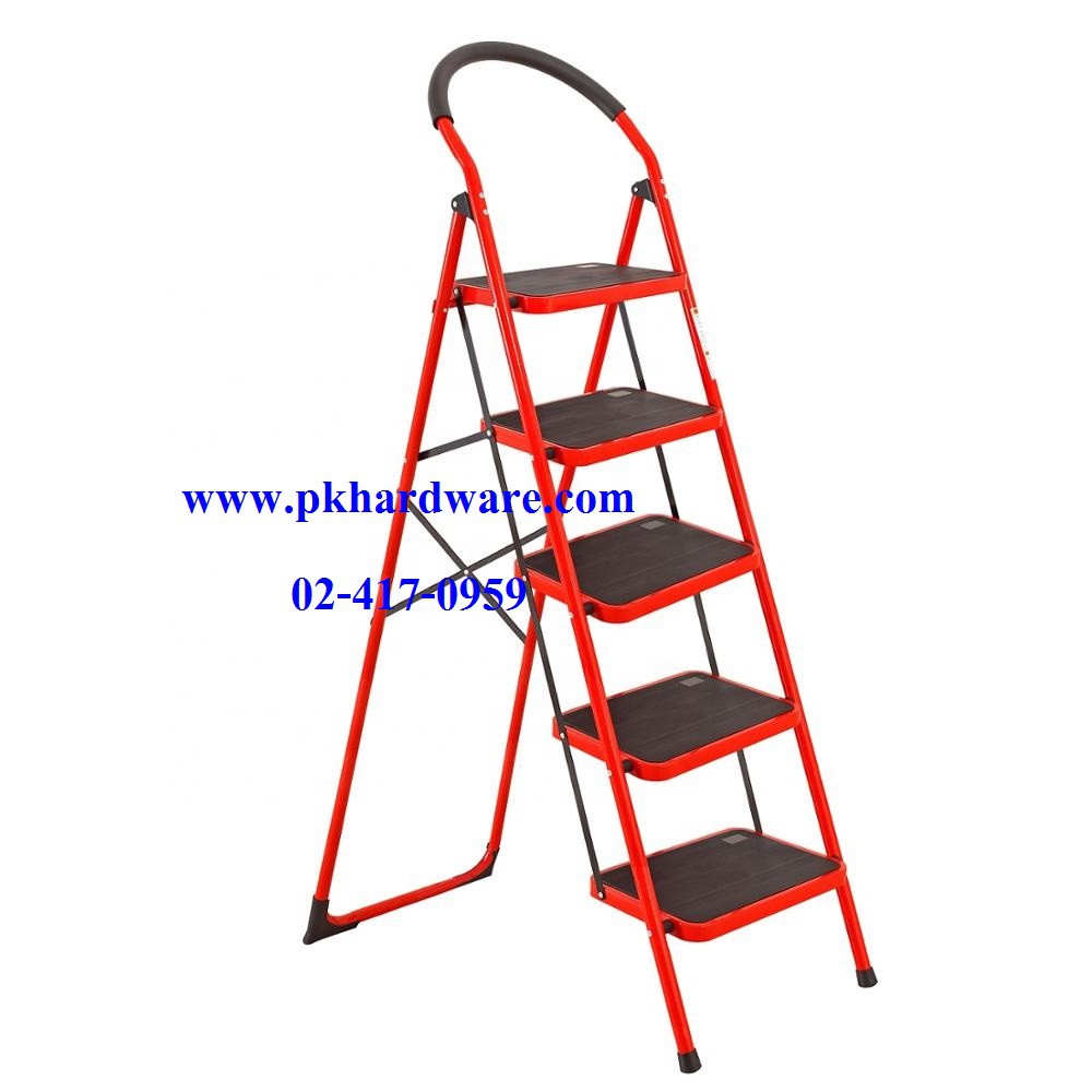 บันไดอลูมิเนียม DELI Ladder รุ่น DLS205 (ราคารวมแวท) มีแป้นเหยียบเต็มเท้า ขนาด 5 ขั้น บันไดอเนกประสงค์{1500221601}