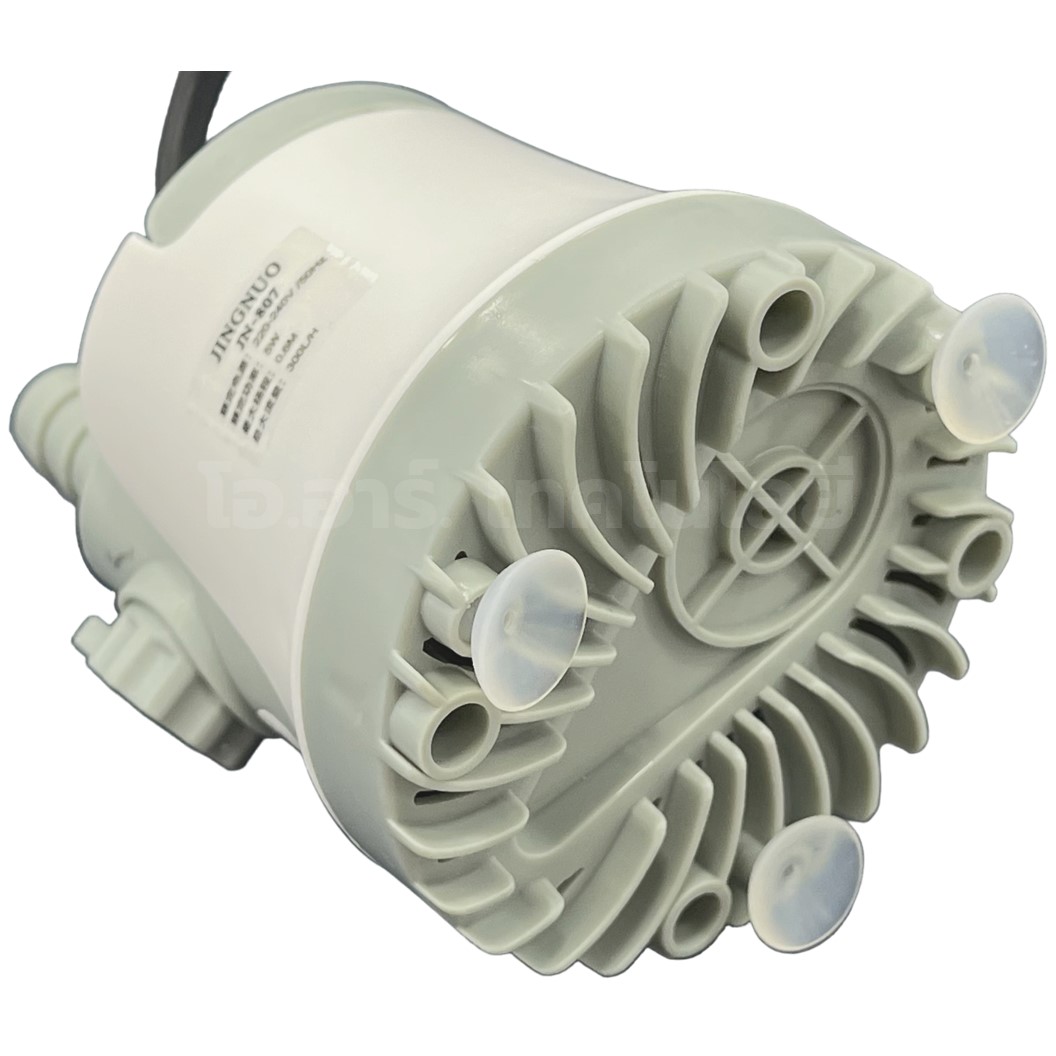 JN-807 5W ปั๊มน้ำ ปั๊มแช่ ปั๊มน้ำพุ 220VAC Water pump Submersible Pump JING NUO Hmax 0.6m Qmax 300L/H JINGNUO Bottom Suction ดูดน้ำด้านล่าง