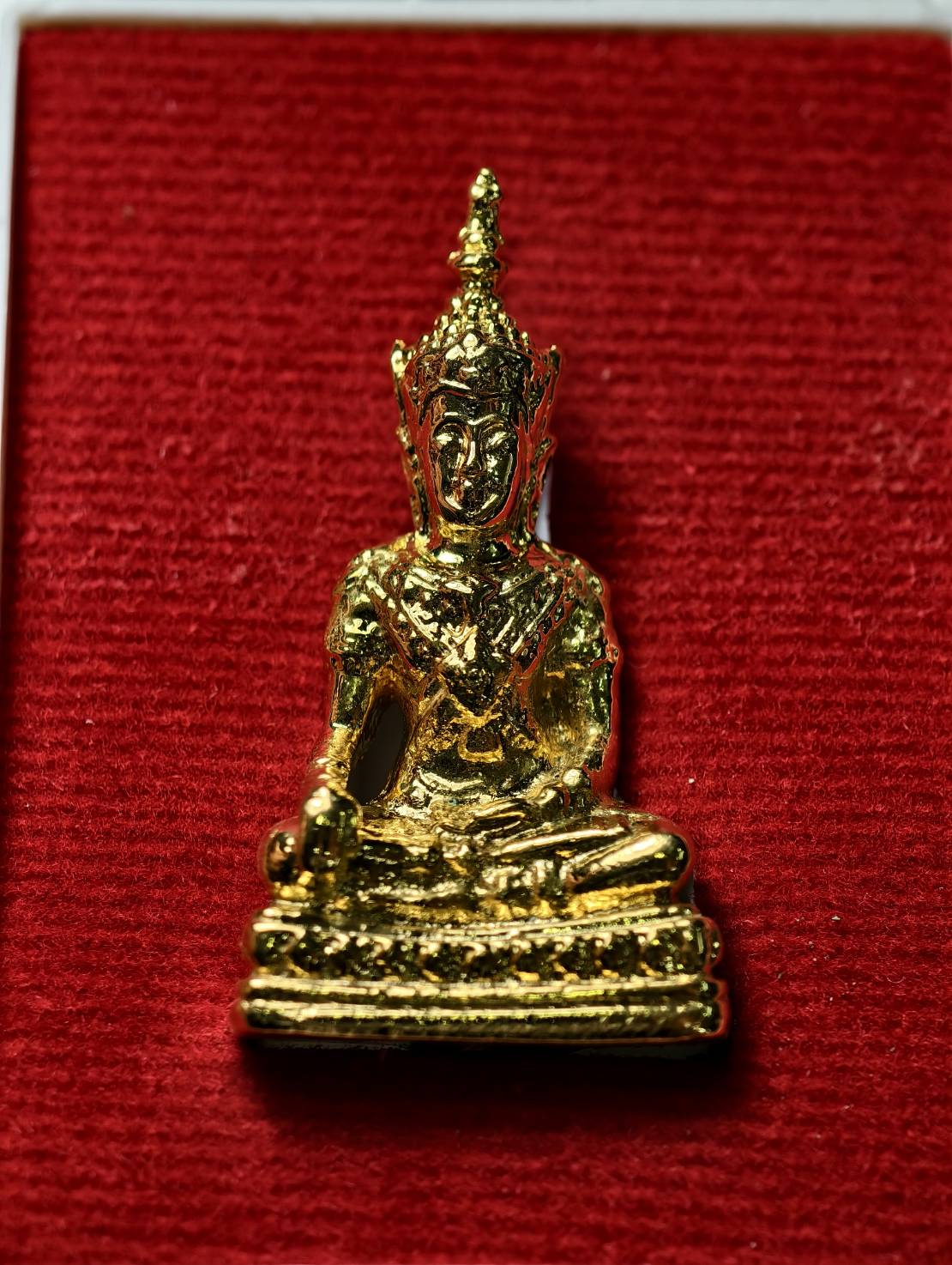 รูปหล่อพระพุทธนิมิต วัดหน้าพระเมรุ จ.อยุธยา พร้อมกล่อง (SKU-13657)