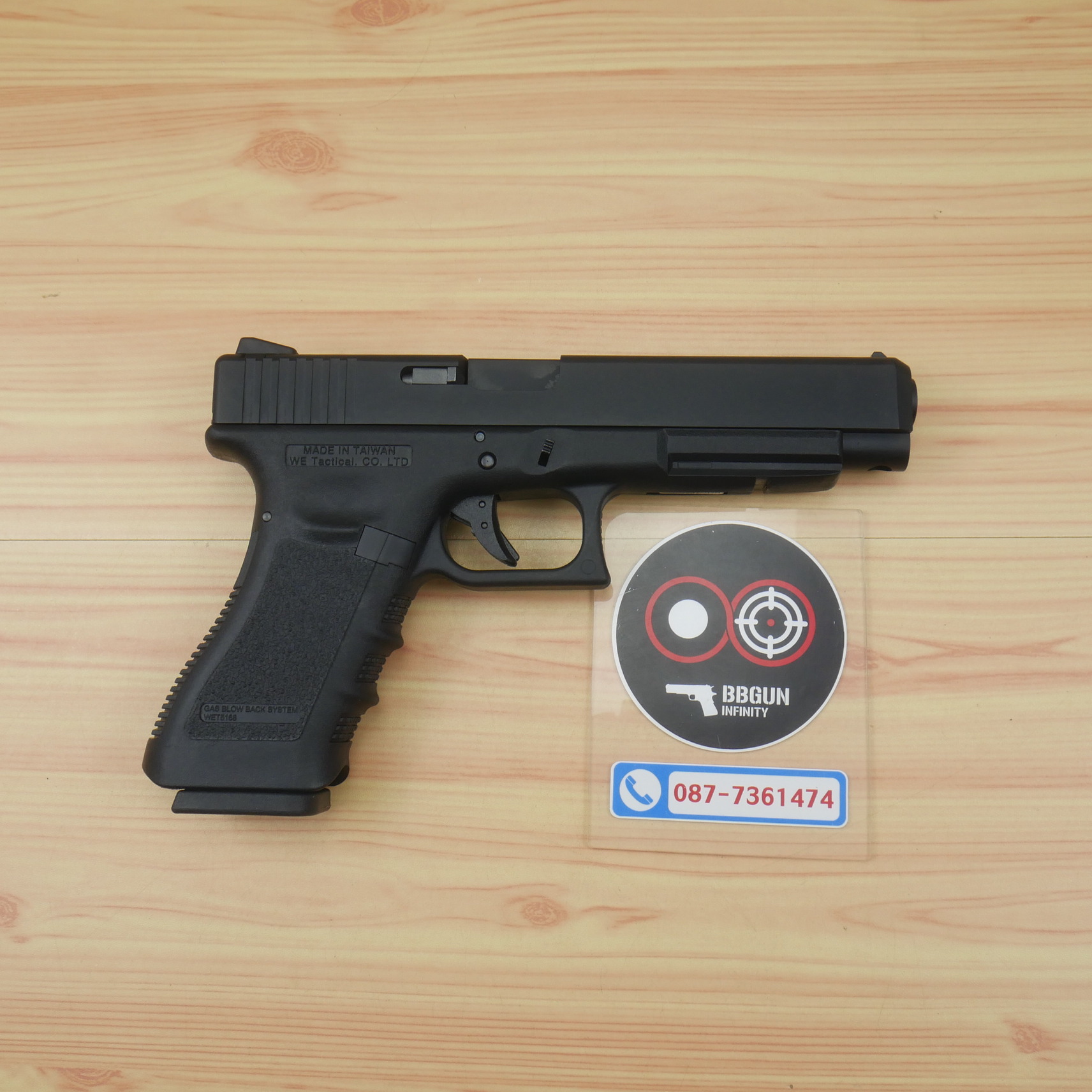 บีบีกันอัดแก๊ส WE Glock 34 Gen 3 สีดำ BB GUN