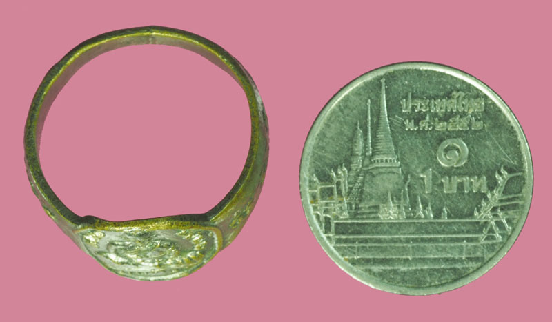 *38939 แหวนหลวงพ่อผัน แปดอา วัดราษฏร์เจริญ สระบุรี ชุบนิเกิล 81