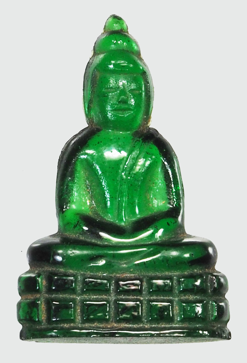 ขายแล้ว*37660 พระแก้ว เนื้อเขียว ไม่ทราบที่และปีสร้าง 3