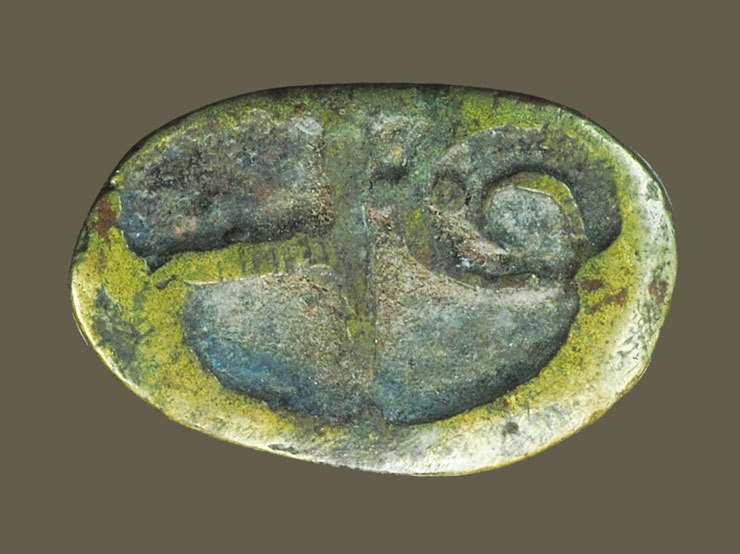 *38220 พระกริ่งนาคปรก เนื้อทองเหลือง เก่าๆ ไม่ทราบที่ 3