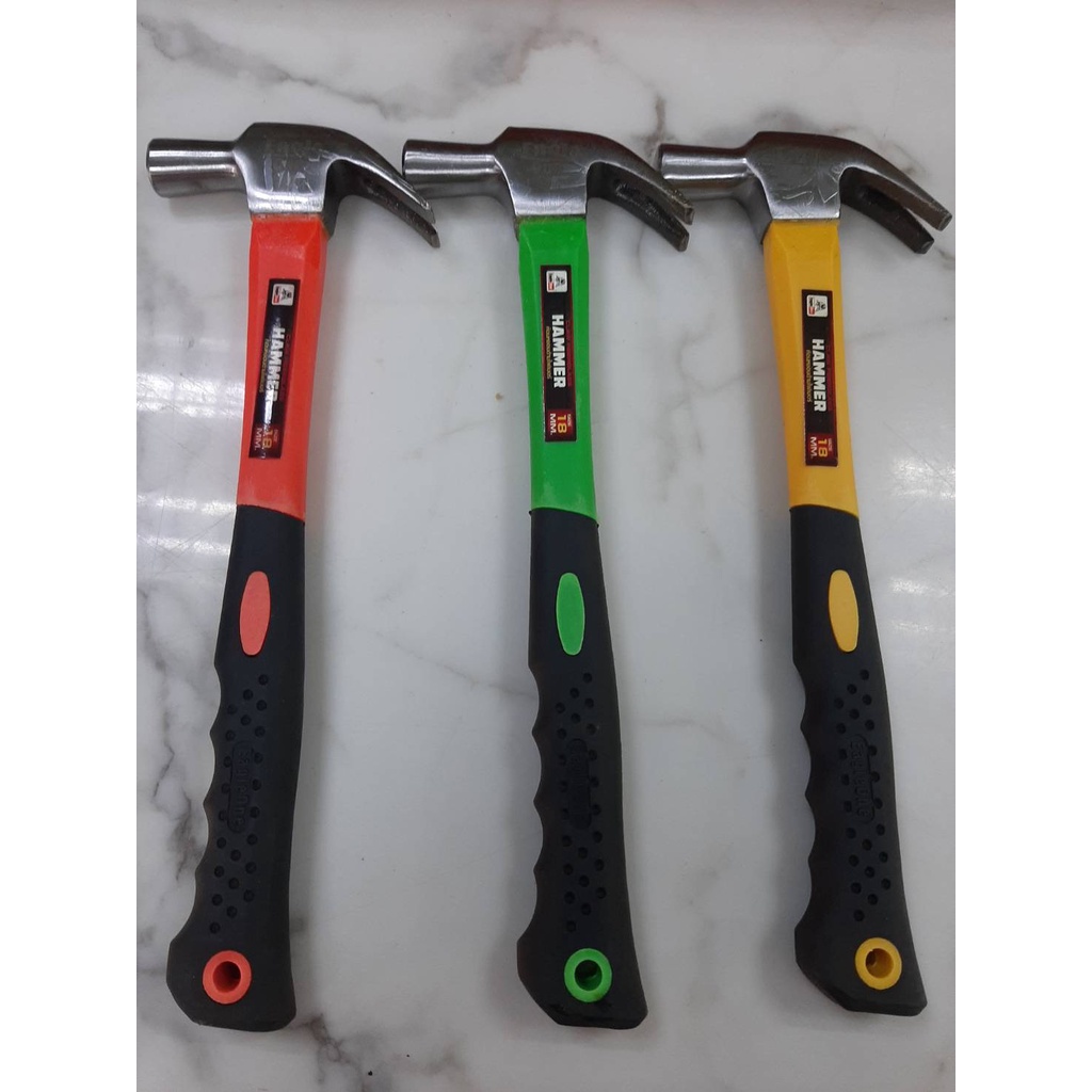 ค้อนหงอนด้ามไฟเบอร์ EAGLE ONE ขนาด 18มม. และขนาด 29มม. หัวปัดเงา (ราคารวมแวท)