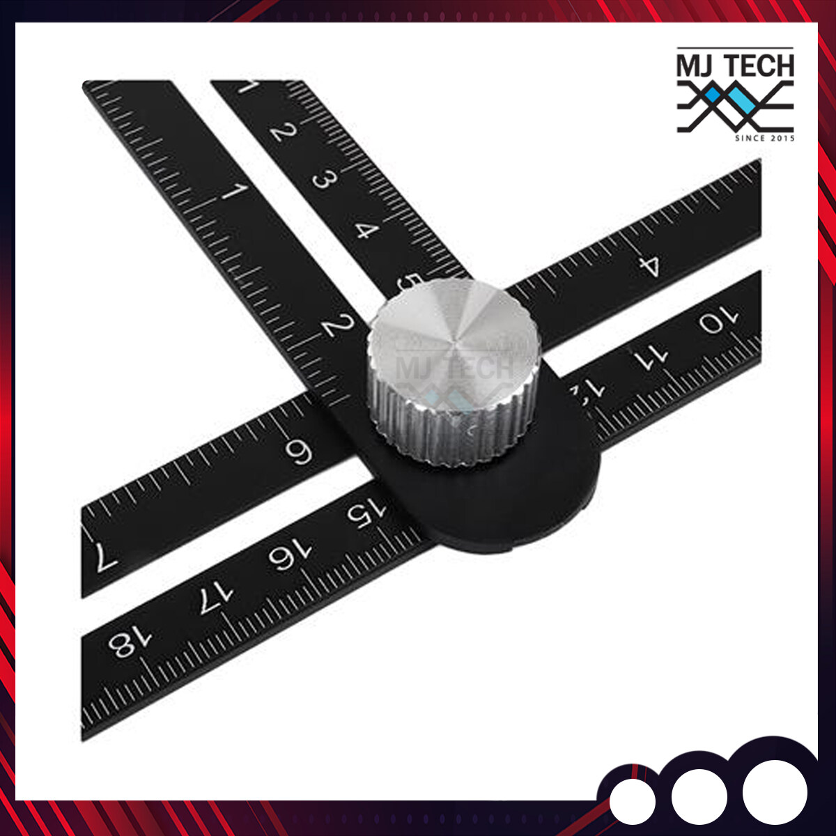 ไม้บรรทัดวัดมุม หางปลา ไม้บรรทัดปูกระเบื้อง อุปกรณ์ช่าง เครื่องมือช่าง หกเหลี่ยม สินค้าสต๊อกในไทย