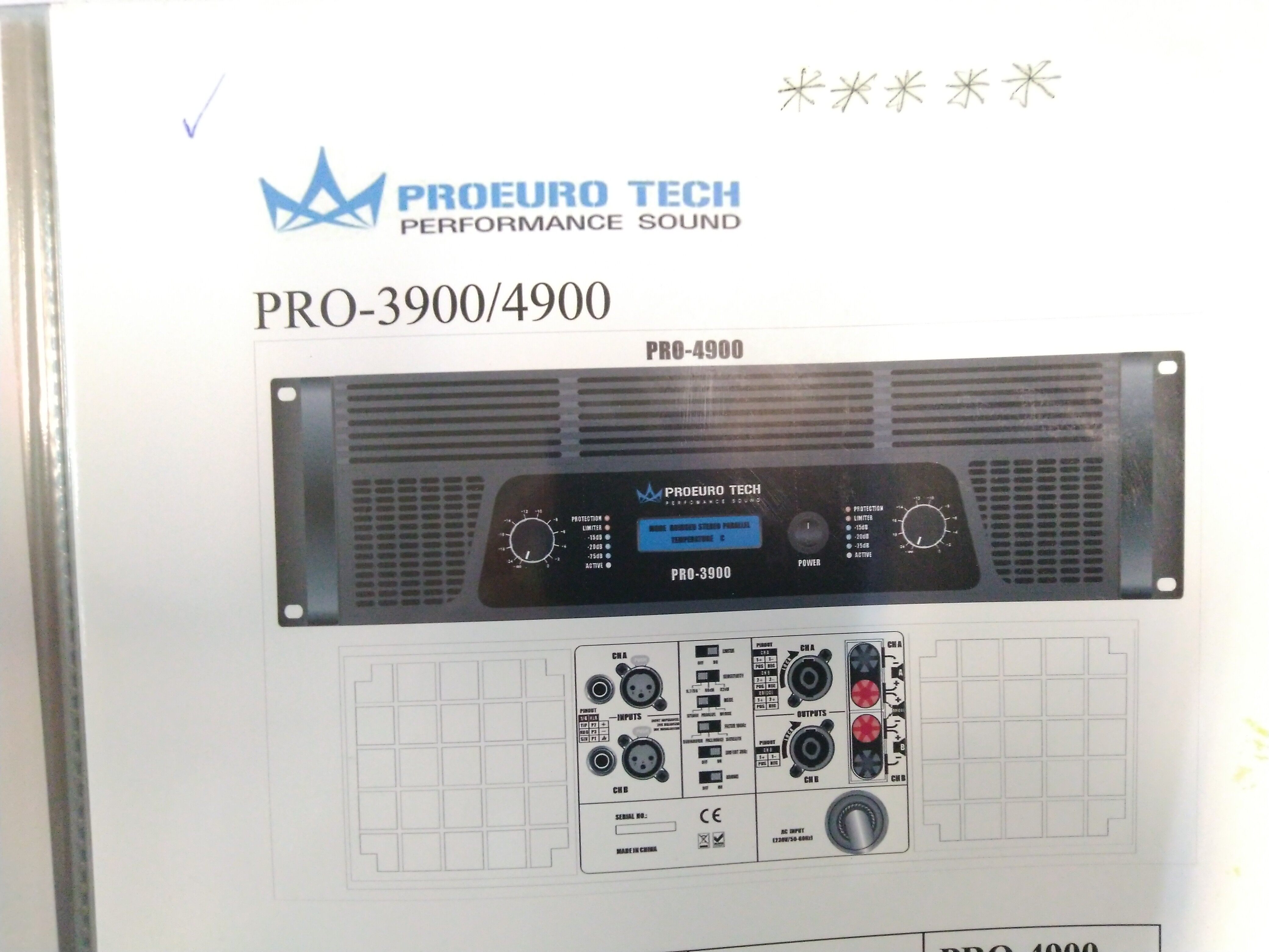 PROEURO TECH PRO 4900