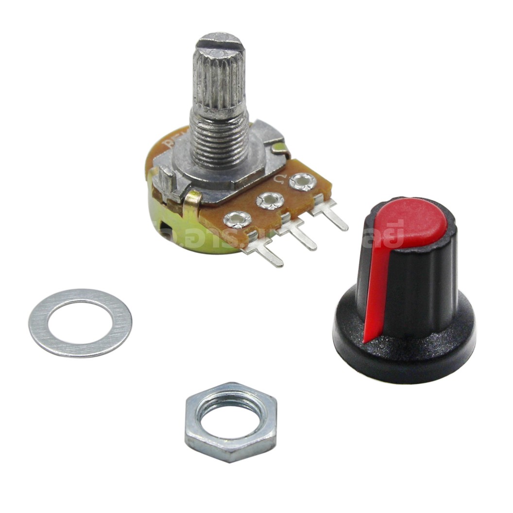 VR Box ชุดตัวต้านทานปรับค่าได้ WH148 10ชิ้น 10ค่า WH148 15mm Potentiometer Variable Resistor kit B1K/2K/5K/10K/20K/50K/100K/250K/500K/1M Adjustable Resistor