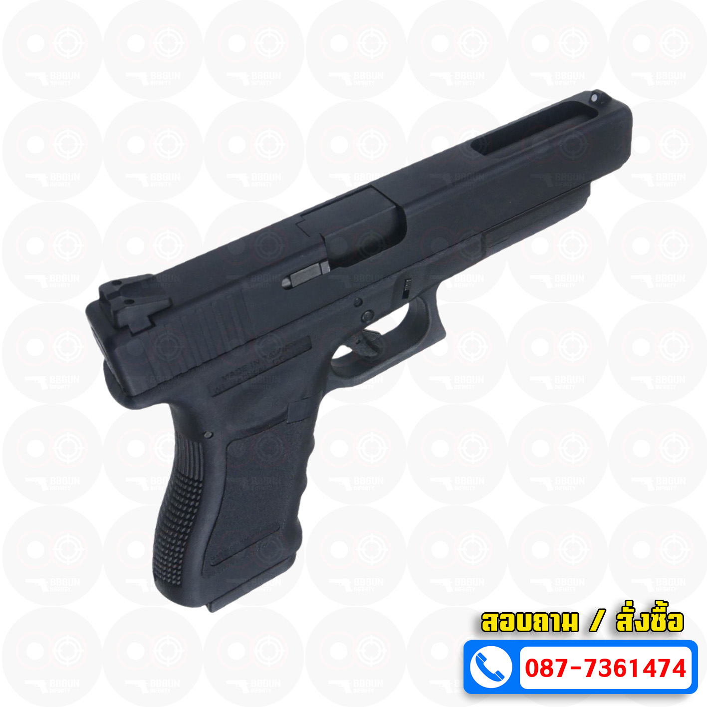 บีบีกันอัดแก๊ส WE Glock 34 Gen 3 สีดำ BB GUN