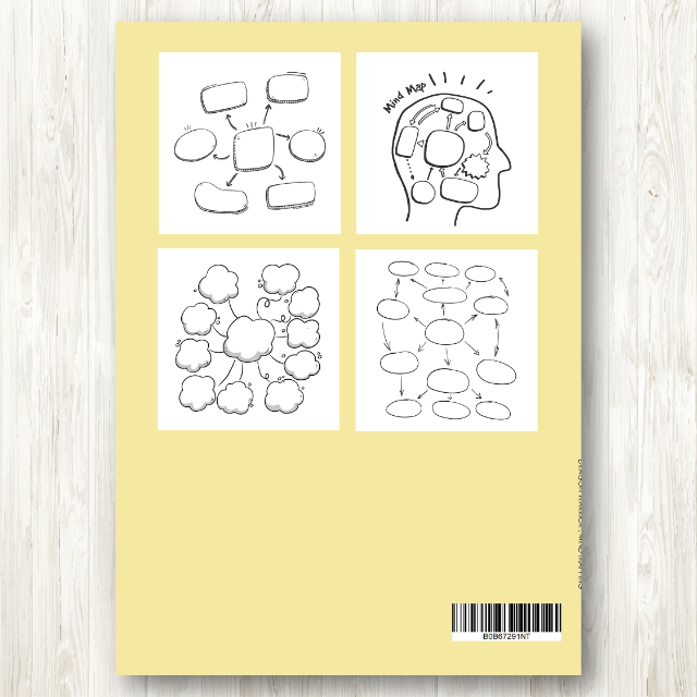Mind Mapping Journal 1 สมุดโน๊ตฝึกทำมายแมพ ช่วยพัฒนาทักษะการเรียนรู้
