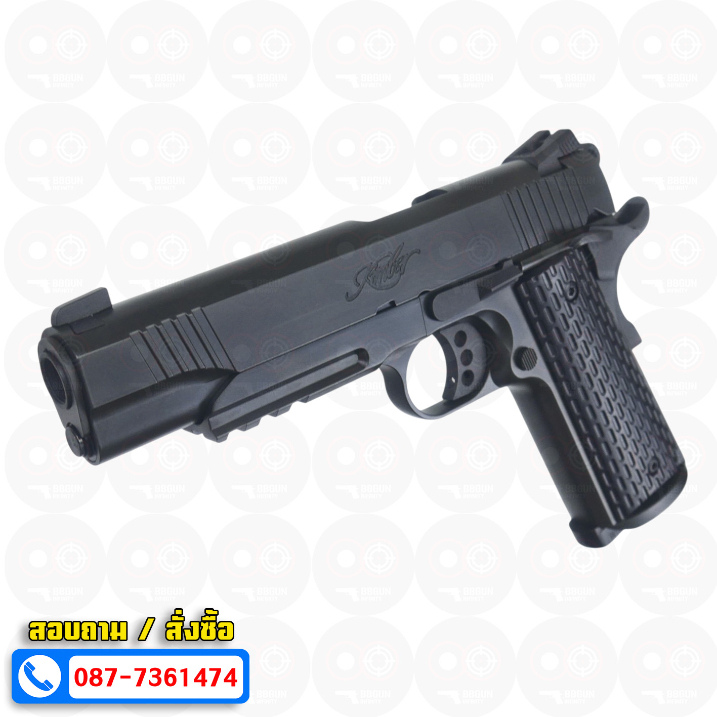 บีบีกันอัดแก๊ส T8 SP System KIMBER 1911 สีดำ BB GUN