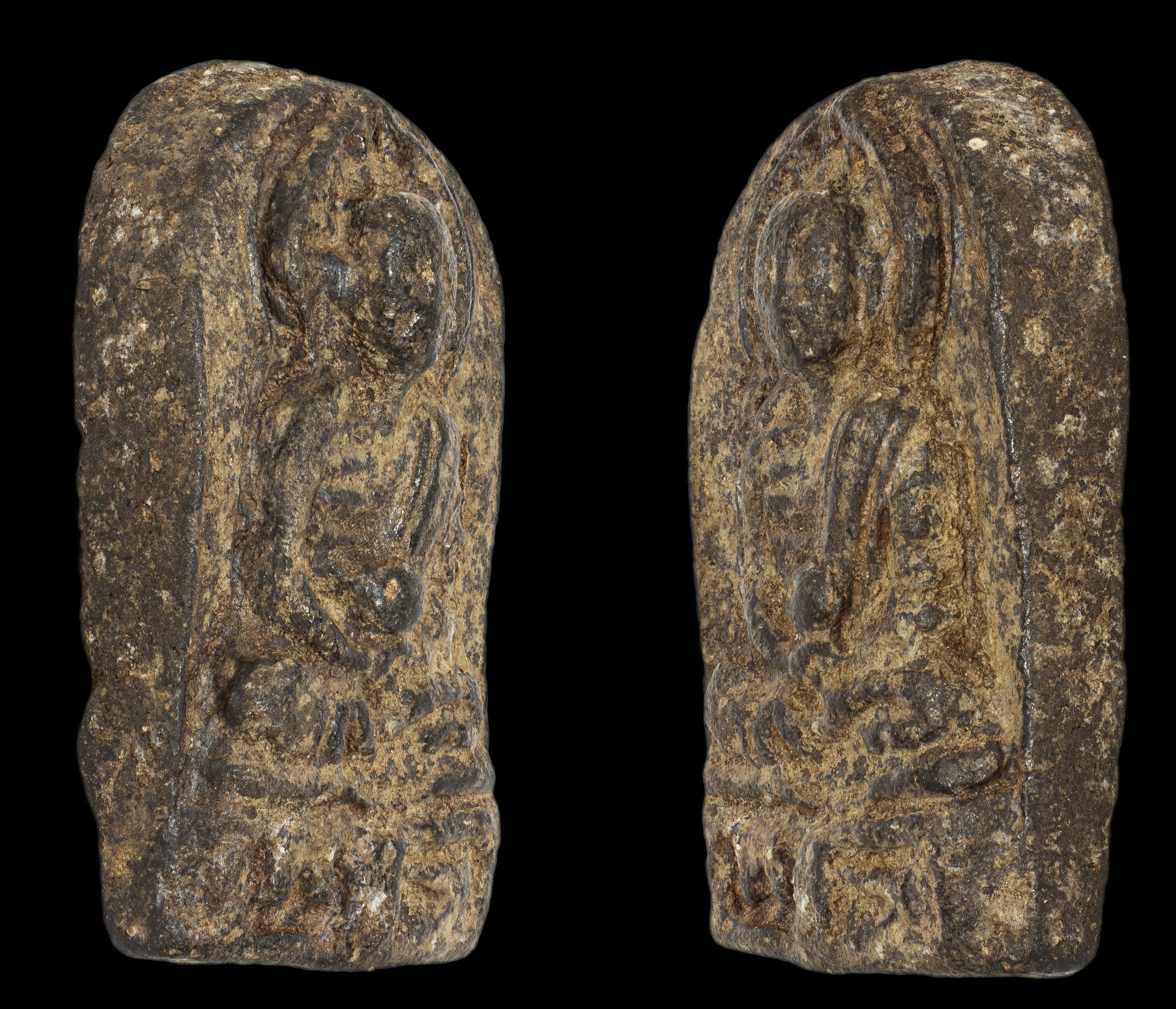 พระหลวงปู่ทวด วัดพะโค๊ะ ปี 2506 พิมพ์ชลูด