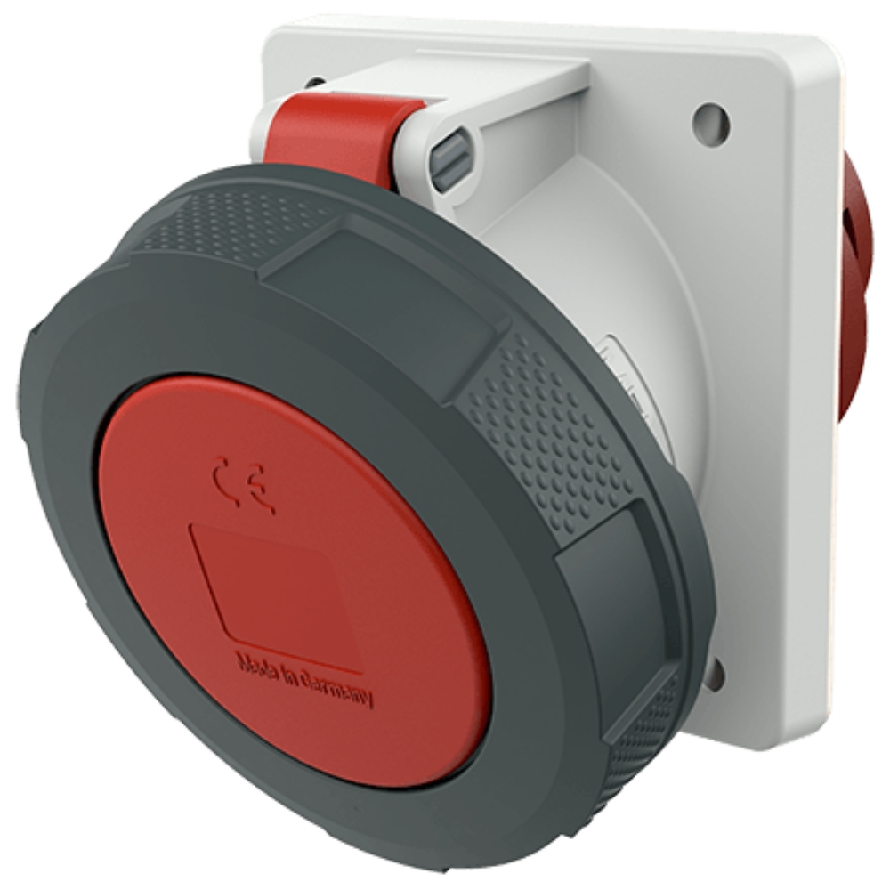 212A MENNEKES ปลั๊กตัวเมียฝังเฉียง (3P+E) 125A 400V IP67