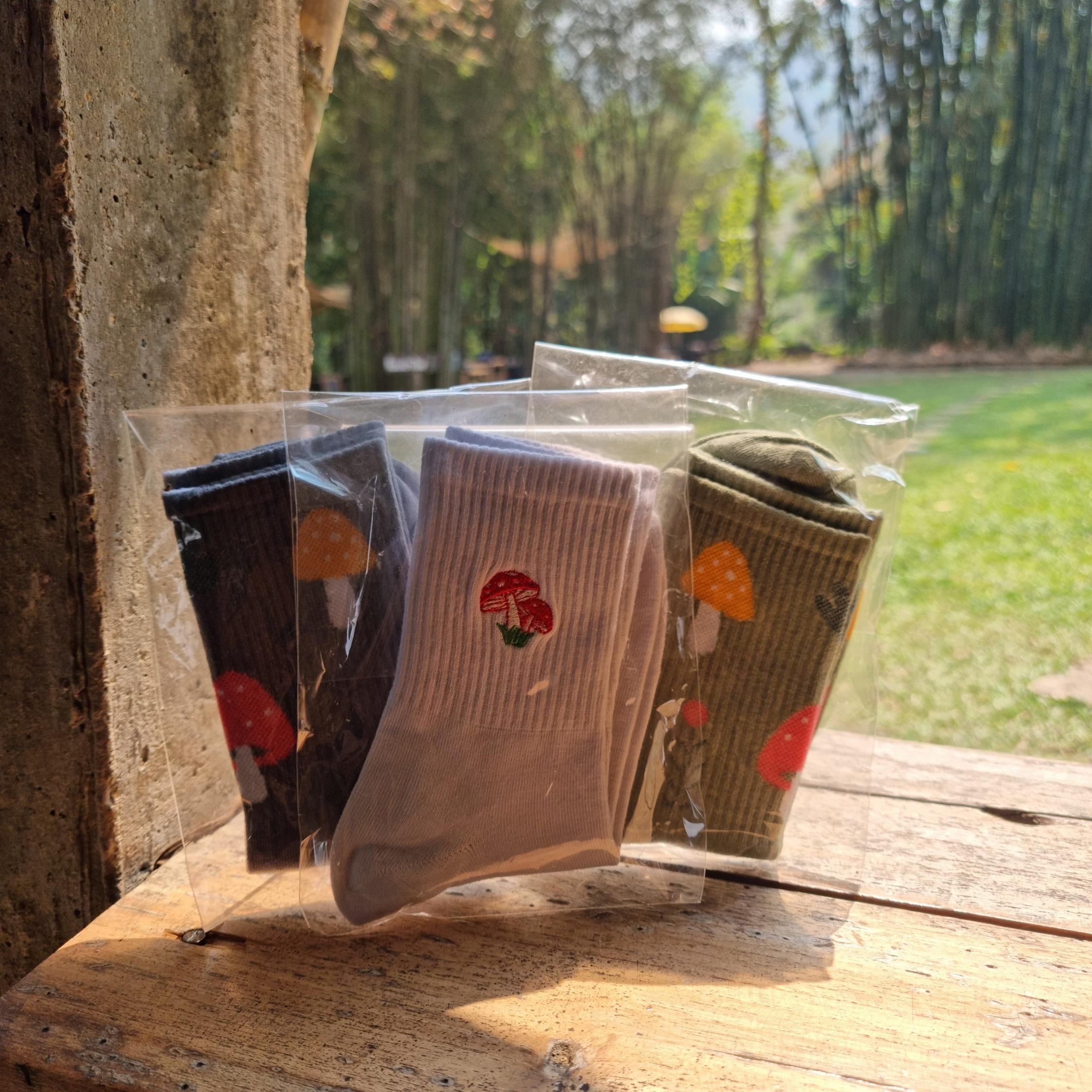 ถุงเท้ารูปเห็ด