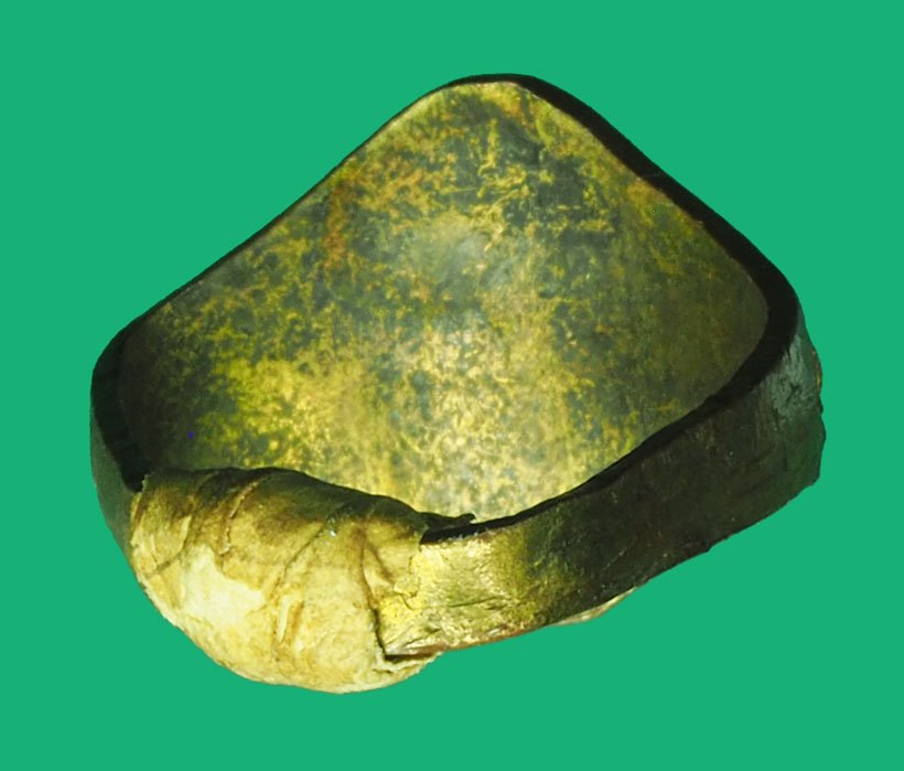 *40117 แหวนนางกวัก กระหลั่ยทอง หลวงพ่อจง วัดหน้าต่างนอก อยุธยา 50