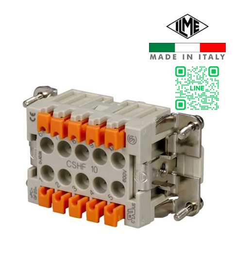 ILME CSHF-10 CSH Series Insert, Female, Size 57.27, 10 Pin, 16A