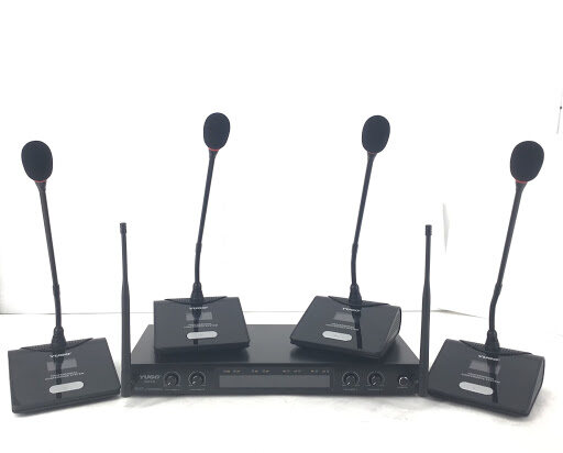 YUGO WIRELESS WGT-8 ไมค์ประชุมไร้สายแบบตั้งโต้ะ 1 ชุด/4 ตัว