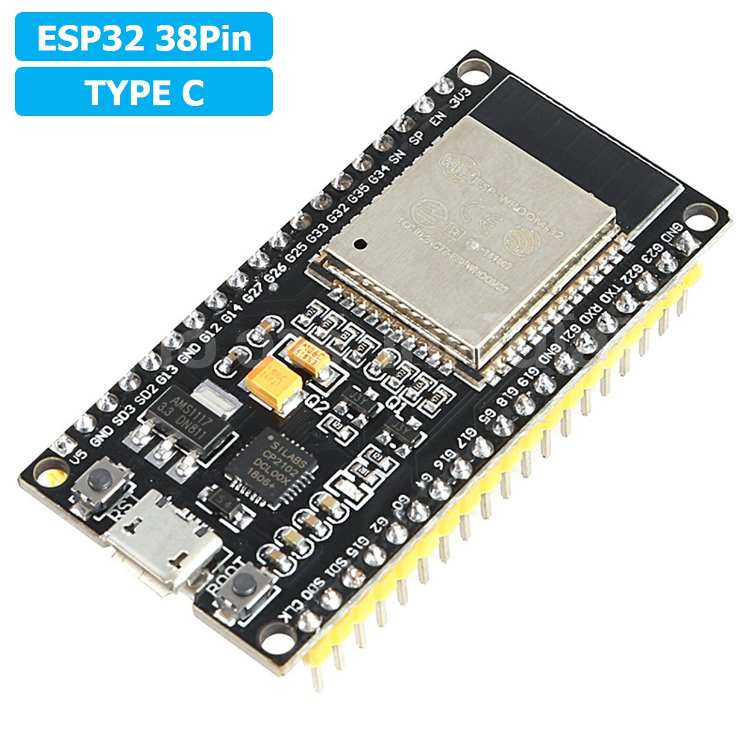 CB001 บอร์ด ESP32 38pin Type C ESP32S Chip CP2102 WIFI Bluetooth Board ESP-WROOM-32 NodeMCU