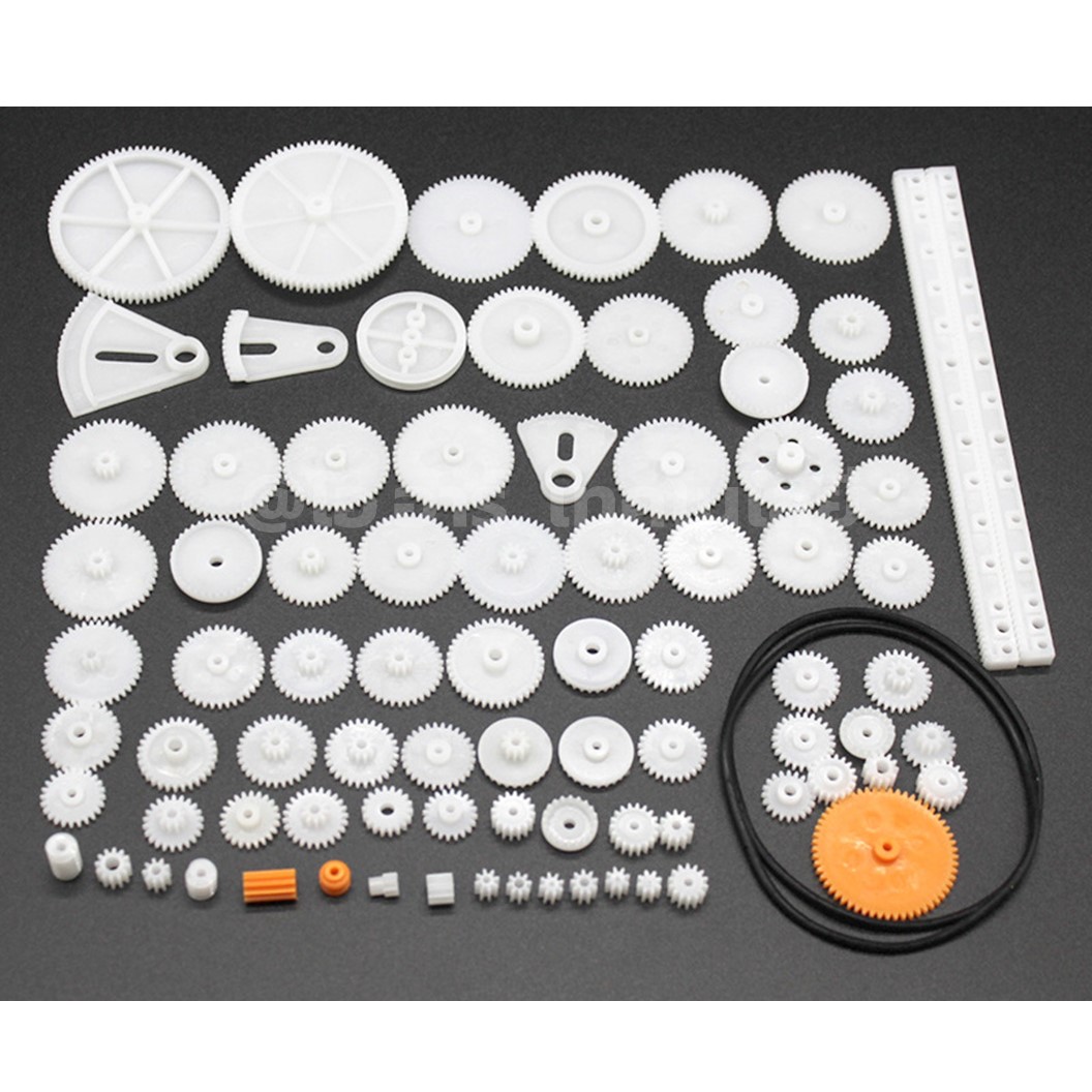 GG-079 ชุดเฟือง เฟืองพลาสติก เฟืองมอเตอร์ 79ชิ้น 79 Kinds of Plastic Gears pack motor DIY Robot accessories