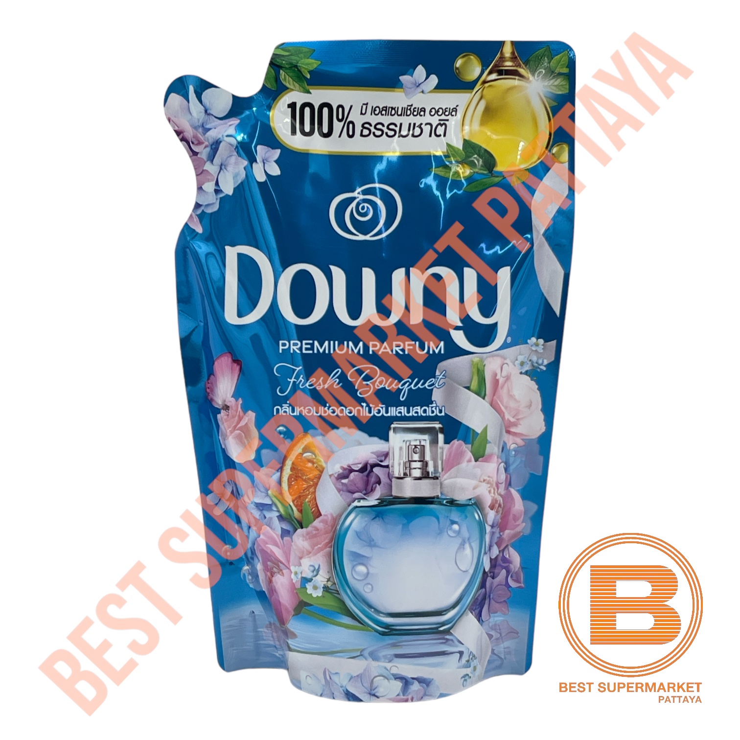 ดาวน์นี่ น้ำยาปรับผ้านุ่ม สูตรเข้มข้น 490, 500 มล. Downy Concentrated Fabric Softener 490, 500 ml.