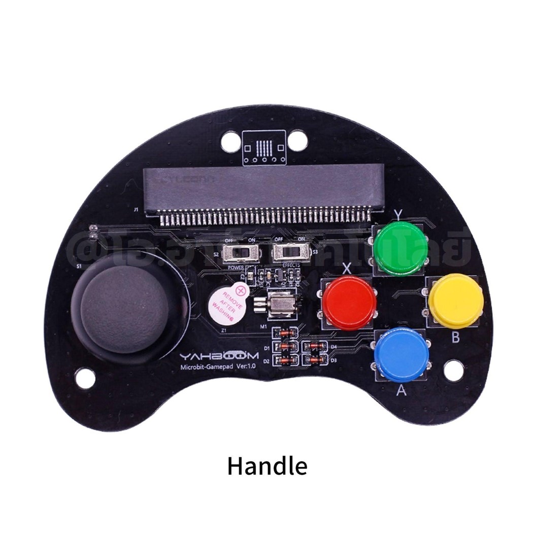 Yahboom จอยไมโครบิต จอยสติ๊ก Joystick Micro:bit GamePad Handle for Microbit V2/V1.5 (รวมบอร์ด/ไม่รวมบอร์ด)