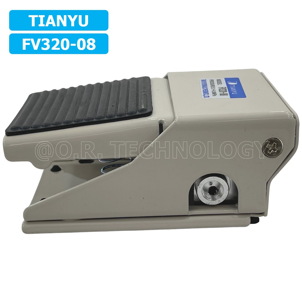 (1ชิ้น) FV320-08 เท้าเหยียบลม วาล์วเท้าเหยียบ สวิทซ์เท้าเหยียบลม Air Foot Switch Valve Pneumatic TIANYU