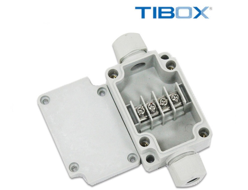 PBT-4P Terminal Block Box IP66 Size : 60x40x24 mm. TIBOX