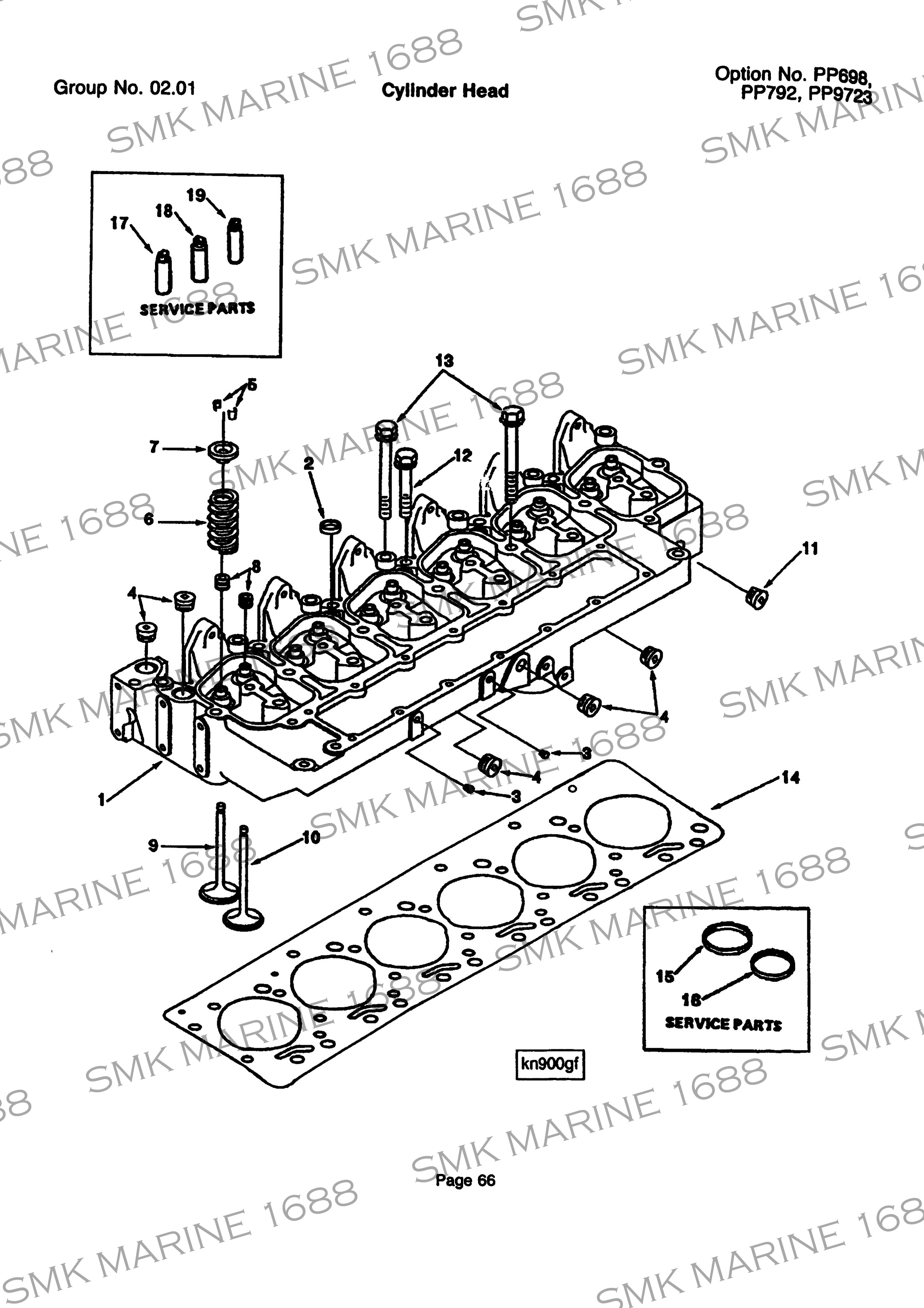 Cummins B Series 3926700 Valve Spring / สปริงวาล์ว