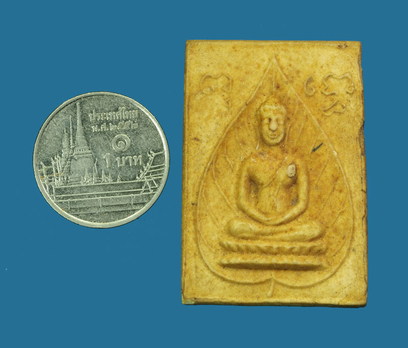 *30472 พระพิมพ์พุทโธ เนื้อผง ไม่ทราบที่และปีสร้าง เก่ามีอายุ 9