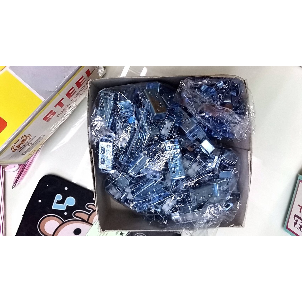 กันชนก้ามปู และ กันชนแบบสี่เหลี่ยม STEEL (กล่องละ 144 ตัว ราคารวมแวท) ใช้ติดประตู หน้าต่าง อลูมิเนียม ตัวล็อคมุ้ง ตัวล็อคตู้กับข้าว