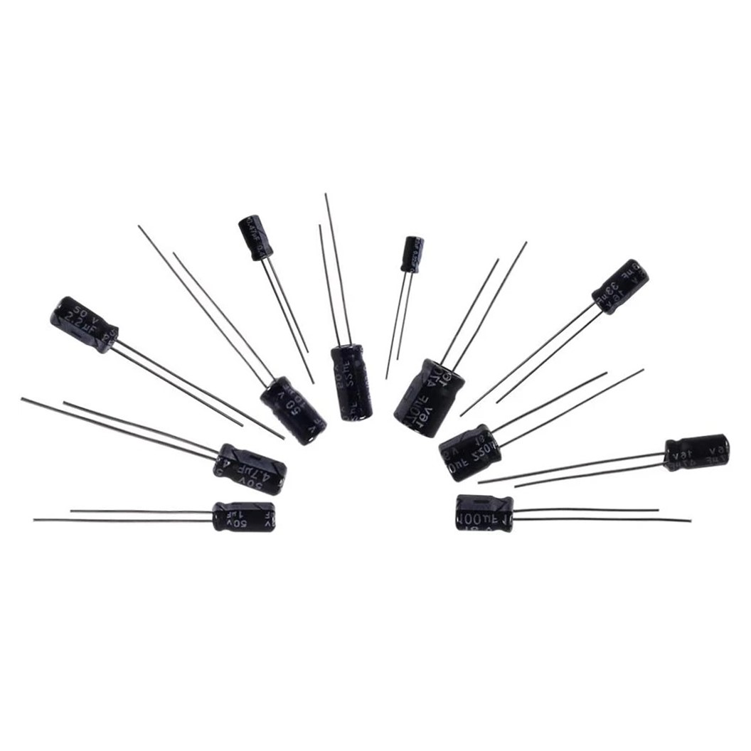 C500 Capacitor Box ชุด ตัวเก็บประจุ 500ชิ้น 24ค่า 500pcs Capacitor kit 0.1uF-1000uF 16V-50V คาปาซิเตอร์ ชุดตัวเก็บประจุ หลายค่า