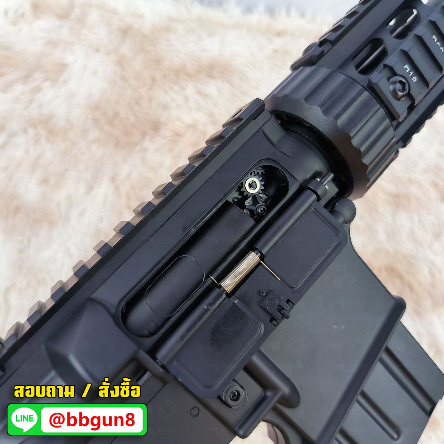 บีบีกันไฟฟ้า Golden Eagle F6625 M4 CQB Stuby Killer AEG BB GUN