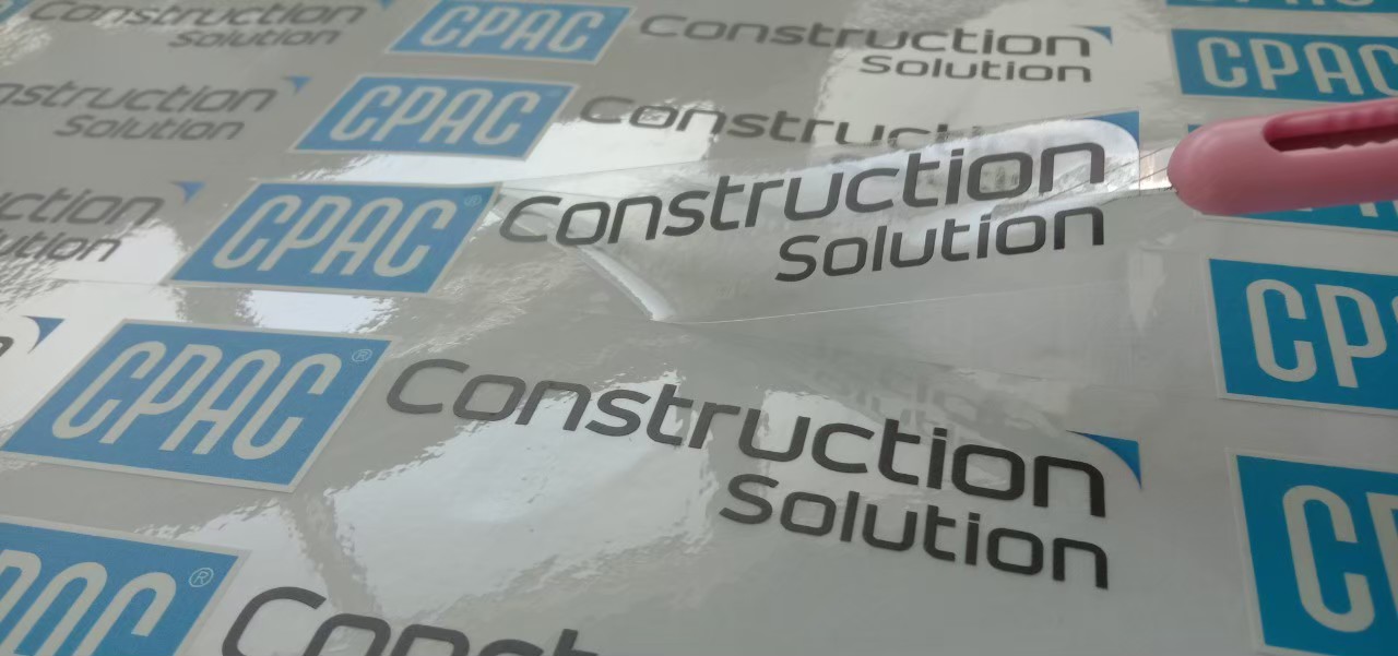 งานพิมพ์สติ๊กเกอร์ไดคัท