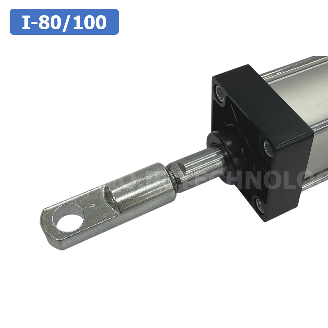 (1ชิ้น) I-80/100 I-80 I-100 ตัวยึดแกนกระบอกลม แบบตรง I Joint Air Cylinder สำหรับกระบอกลม SC 80/100 ขายึดกระบอกลม ตรง ตัวต่อปลายแกนกระบอกลม เกลียวใน M20x1.5