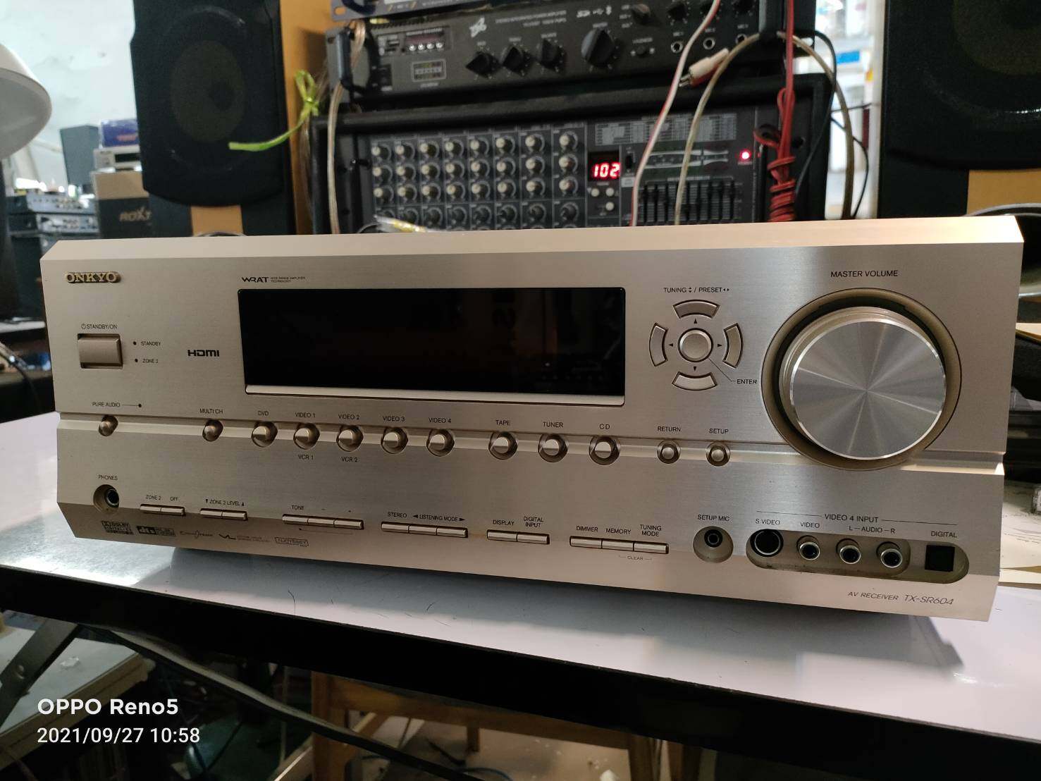 ONKYO TX-SR 604 MADE IN MALASIA 7.1 CH