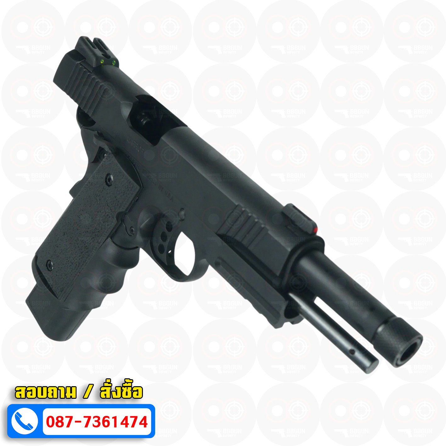 บีบีกันอัดแก๊ส Army Armament R32 Kimber Custom GBB สีดำ BB GUN