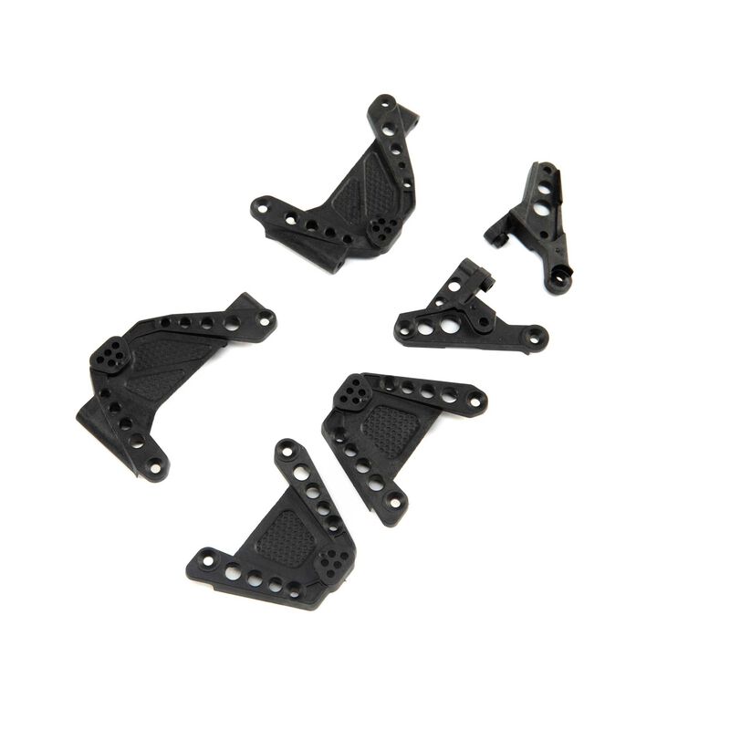 AXI231017 Shock Towers & Panhard Mounts, FR/RR: SCX10 III