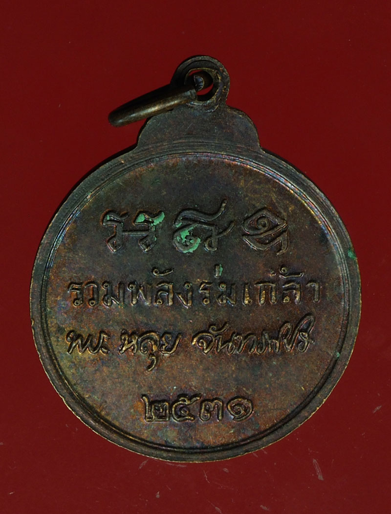 *28411 เหรียญหลวงปู่หลุย วัดถ้ำผาผึ้ง ปี 2531 เลย 72
