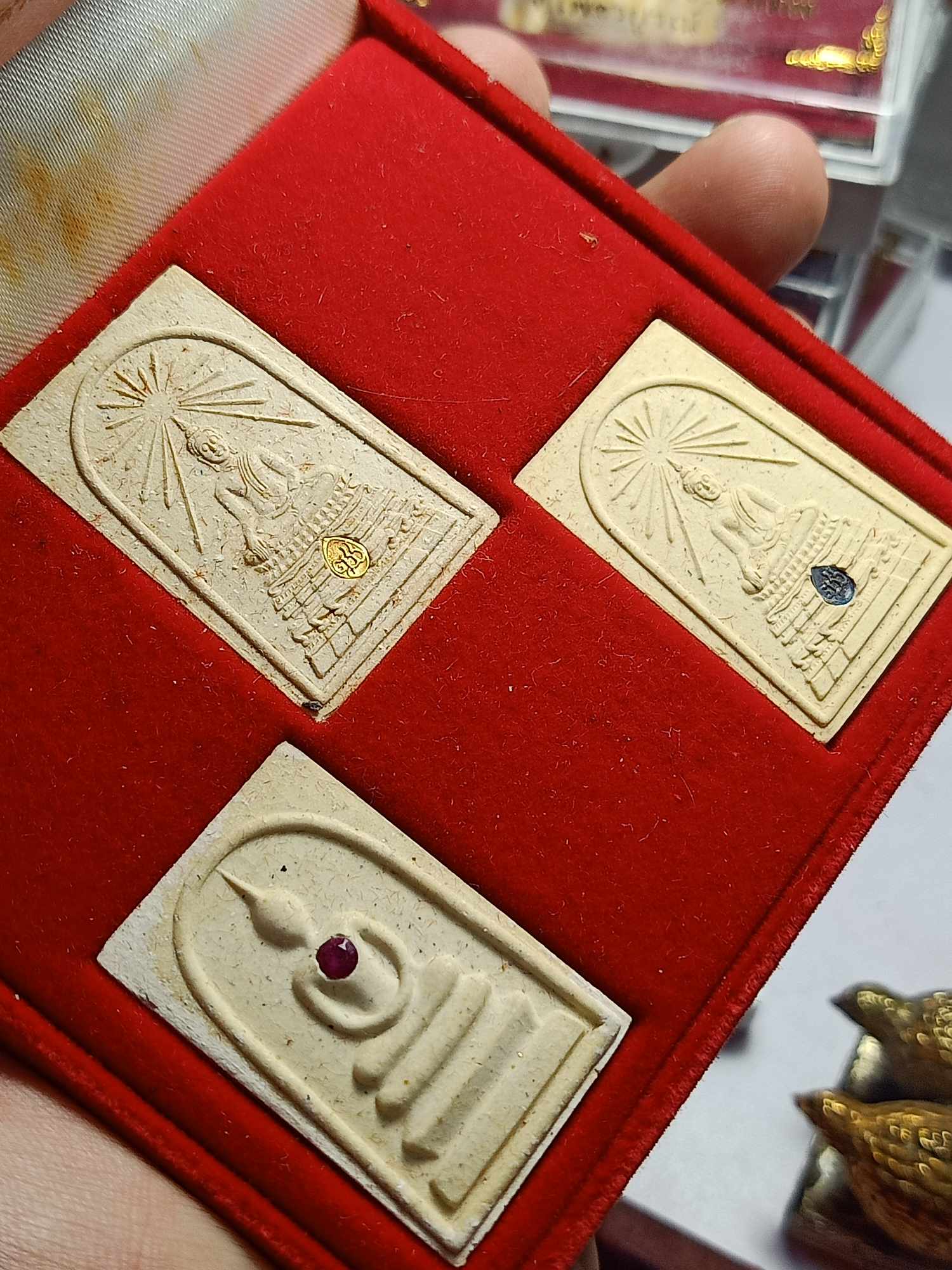 พระชุด สมเด็จพระศาสดา สมเด็จกาญจนาภิษก วัดบวร กทม. พร้อมกล่อง (SKU-03253)