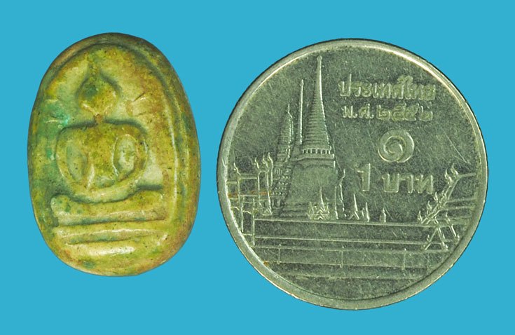 ขายแล้ว*37964 พระเม็ดบัว หลวงพ่ออ่อย วัดไทร กรุงเทพ ยุค 249X เนื้ือผงดูง่าย 9