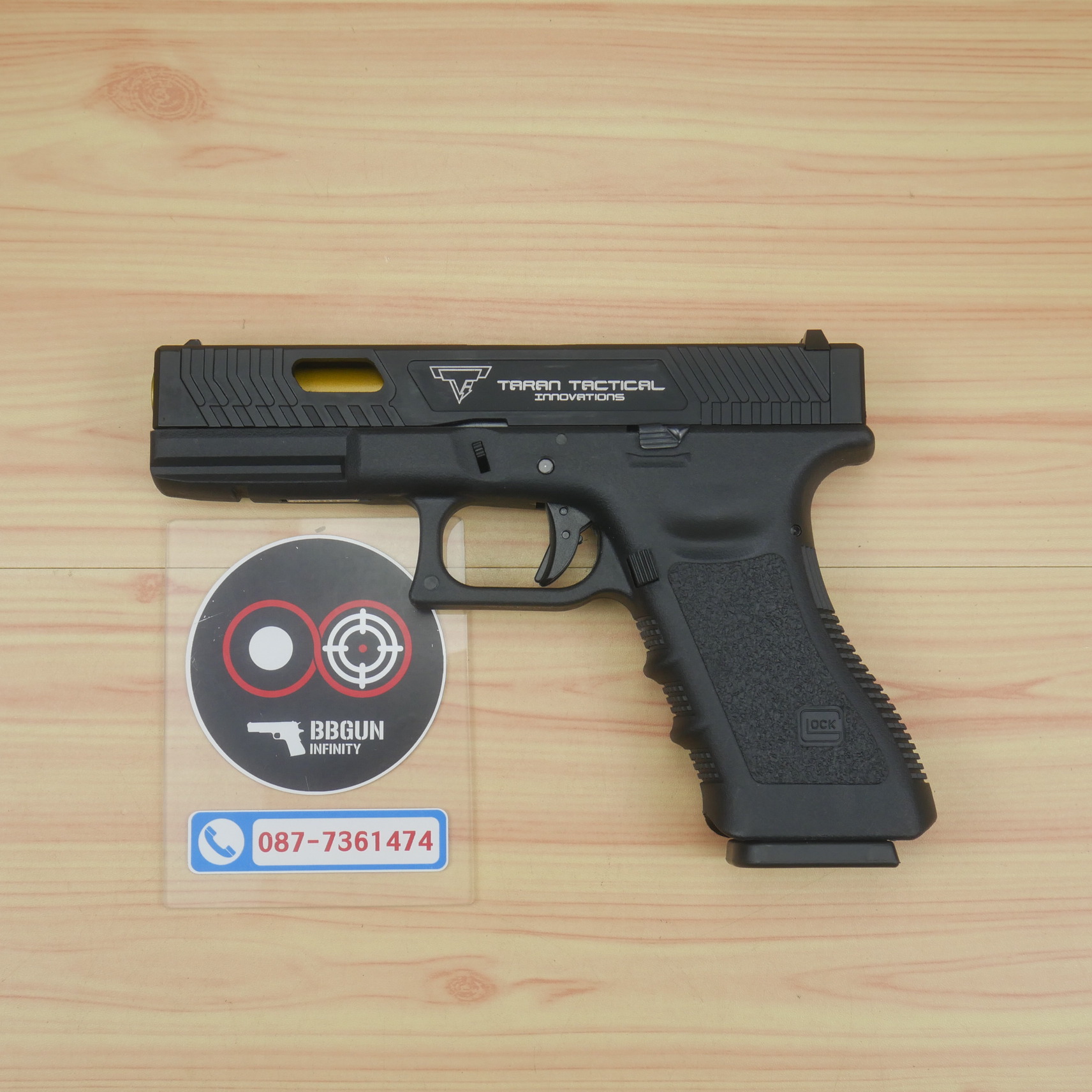 บีบีกันอัดแก๊ส Glock17 TTI E&C 1104 BB GUN